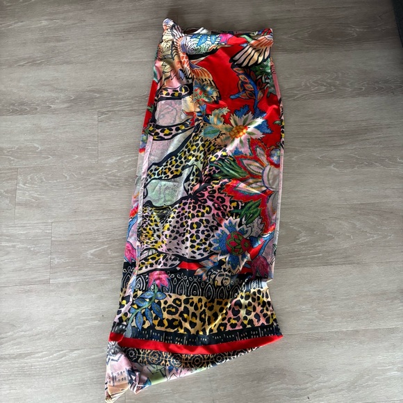 Missguided Tropical Jungle Maxi Skirt 🌿🌺 | NWT | Size M - Picture 4 of 5